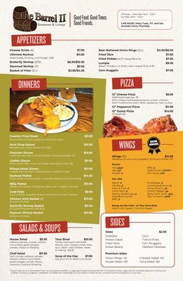 Menu photo 2 The Barrel II Portsmouth, VA Menu photo 2 The Barrel II Portsmouth, VA