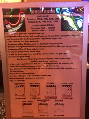 Menu photo 5 Casino Dania Beach, FL