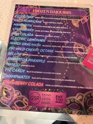 Menu photo 2 Fat Tuesday Reno, NV