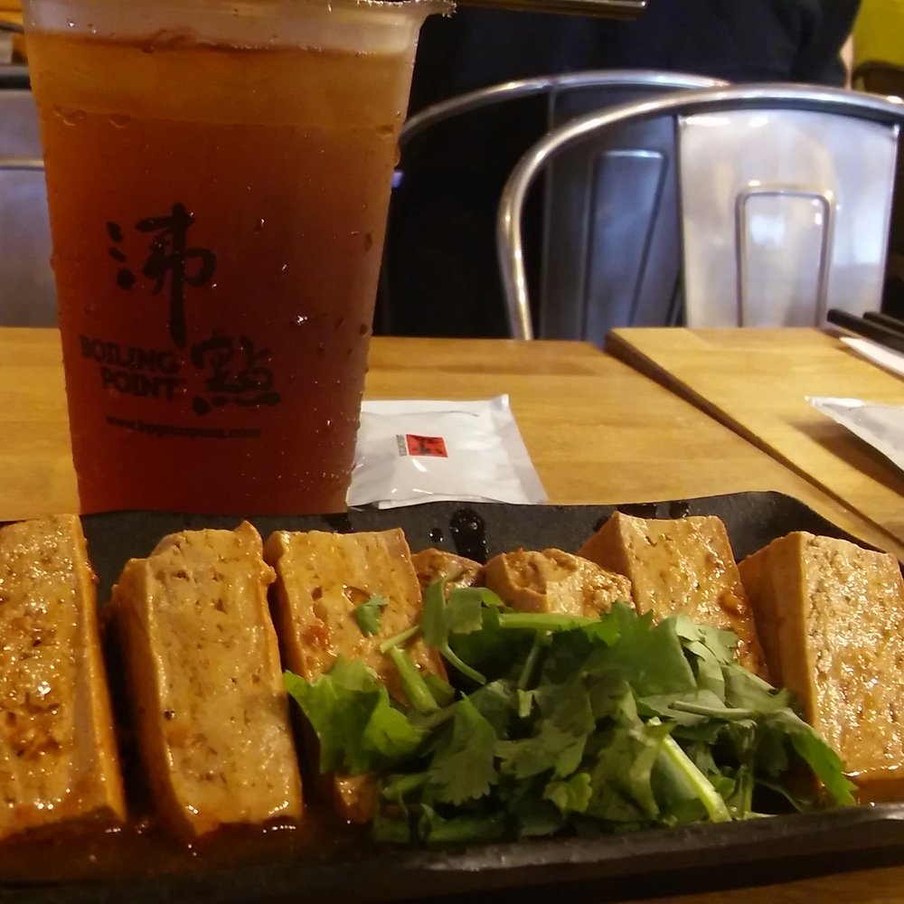 Boiling Point - The stinkin tofu n the free ice tea goes well together! - Hot Pot Near Me - Fremont, California