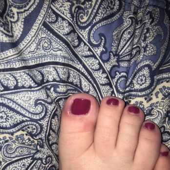 Annie Nails & Spa - 2 days after pedicure. With the date I took the photo. - Nail Salons Near Me - Whittier, California Annie Nails & Spa - 2 days after pedicure. With the date I took the photo. - Nail Salons Near Me - Whittier, California