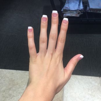 The Nail Spa - Loving the pink and white !! - Nail Salons Near Me - Carmel, Indiana