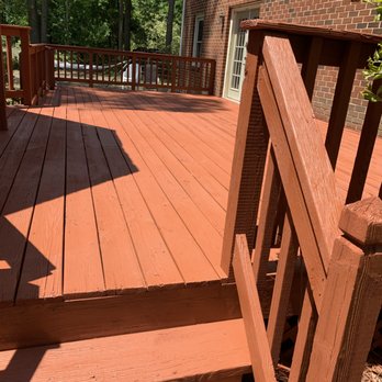 Power Clean Pro's - Deck Restoration Job - Gutter Services Near Me