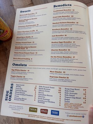 Menu photo 1 Stella's Fresh Brunch Pearland, TX