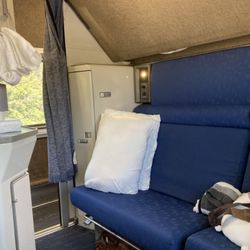 Amtrak - 2 person sleeper with bunk bed