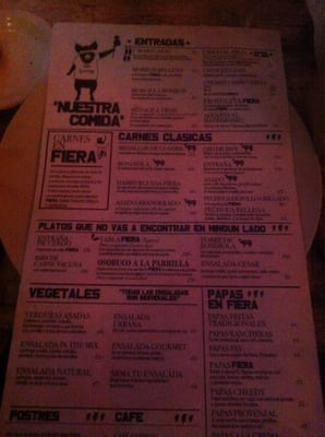 Menu photo 7 Fiera Buenos Aires, C