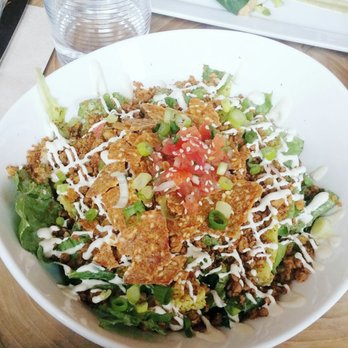 Raw Aura - Taco salad, the dressing was the best ive had in a while - Vegan Near Me - Mississauga, Ontario