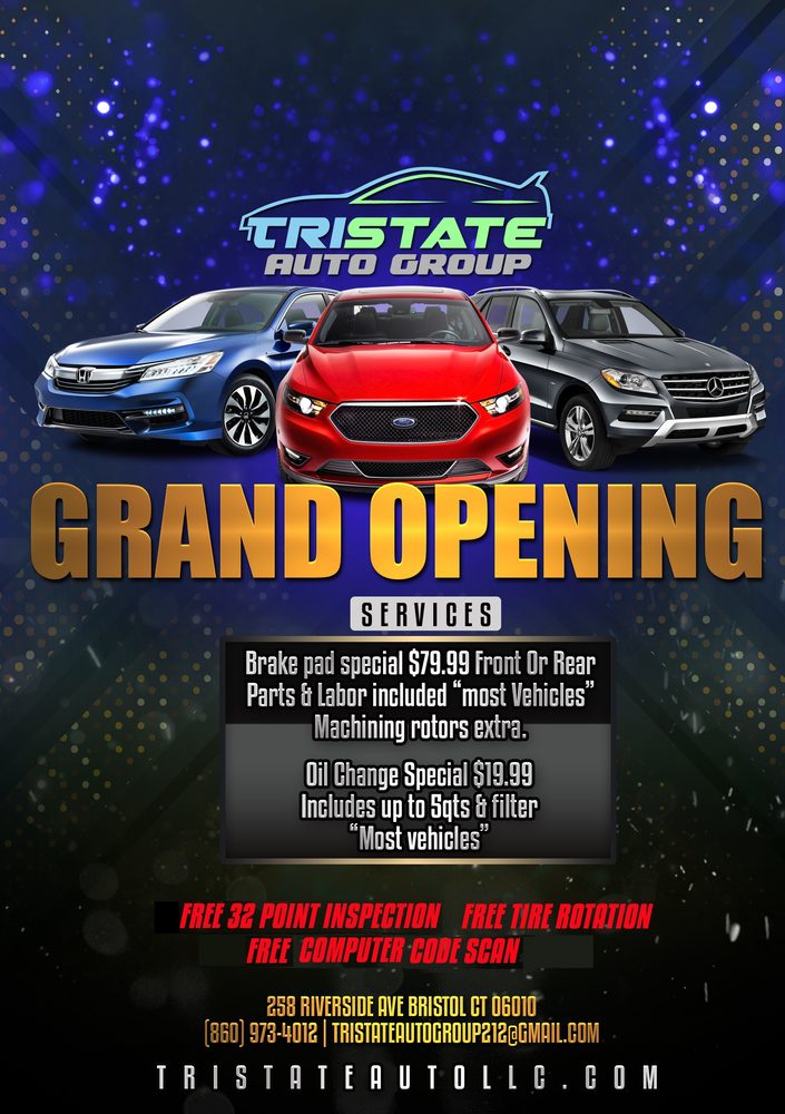 TRISTATE AUTO GROUP Updated May 2024 258 Riverside Ave, Bristol