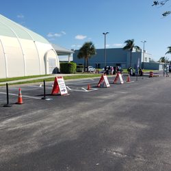 Park Port Canaveral - May 8, 2023, handicap spaces blocked