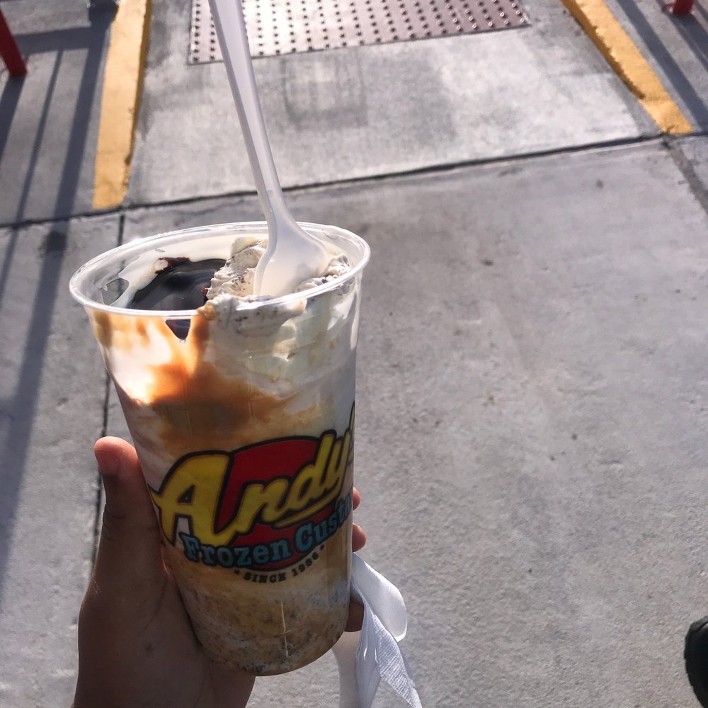 Andy's Frozen Custard - James brownie - Ice Cream & Frozen Yogurt Near Me - Burlington, North Carolina Andy's Frozen Custard - James brownie - Ice Cream & Frozen Yogurt Near Me - Burlington, North Carolina
