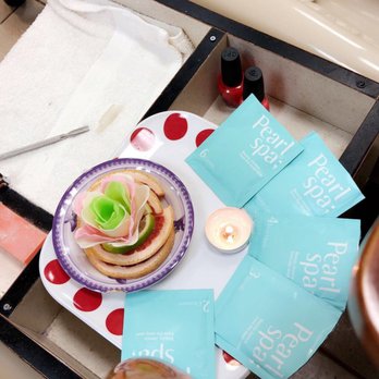 Kim's Nail Spa - Pearl spa pedicure! The BEST ONE FOR SURE! They use real pearl extracts and my feet felt baby soft! - Nail Salons Near Me Kim's Nail Spa - Pearl spa pedicure! The BEST ONE FOR SURE! They use real pearl extracts and my feet felt baby soft! - Nail Salons Near Me