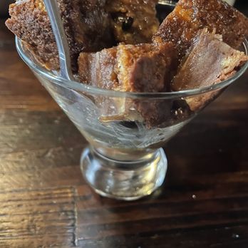 Half Shell Oyster House - Cinnamon roll bread pudding with spiced rum sauce. Mmmmm!! - Seafood Near Me - Biloxi, Mississippi Half Shell Oyster House - Cinnamon roll bread pudding with spiced rum sauce. Mmmmm!! - Seafood Near Me - Biloxi, Mississippi