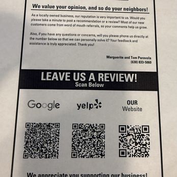 It's Good To Be King - Will do, and here you go Tom! - A printed flyer from It's Good To Be King, a chess and toy soldier store, includes a logo at the top, a message encouraging customer reviews, and three QR codes for Google, Yelp, and the store's website. The flyer emphasizes customer feedback and support for the business. - Toy Stores Near Me - Elmhurst, Illinois