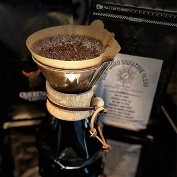 Querencia Coffee - Pour over with daily grind. The bloom says it all! - Coffee Roasteries Near Me Querencia Coffee - Pour over with daily grind. The bloom says it all! - Coffee Roasteries Near Me