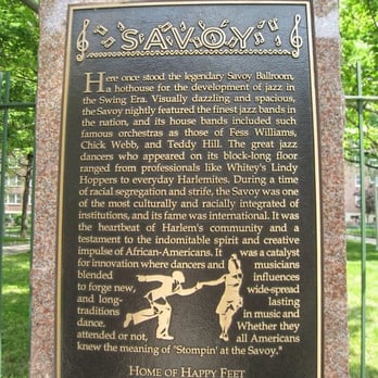 Savoy Ballroom Plaque - Landmarks & Historical Buildings Near Me - New York, New York Savoy Ballroom Plaque - Landmarks & Historical Buildings Near Me - New York, New York