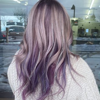 Kendall Cosmo - Silver and purple hair - Hair Stylists Near Me - Hayden, Idaho