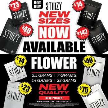 Stiiizy - BLACK & WHITE LABEL PREMIUM FLOWERS IN NEW SIZES - Cannabis Dispensaries Near Me - Corona, California