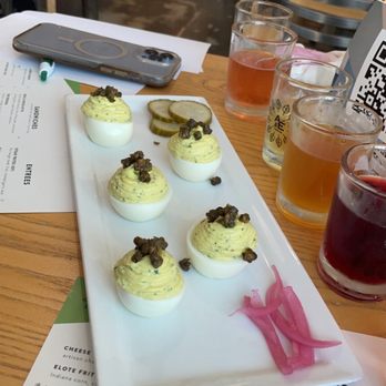 Ash & Elm Cider - Deviled eggs - Cideries Near Me - Indianapolis, Indiana Ash & Elm Cider - Deviled eggs - Cideries Near Me - Indianapolis, Indiana