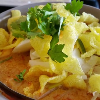 Sun's Burmese Kitchen - Ohn-No Khaukswe. A bit like a laksa, but thicker and with its own distinct flavour. Delicious. - Restaurants Near Me - Blacktown, NSW