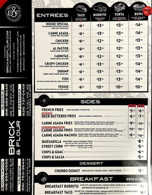 Menu photo 4 Brick and Flour Glendale, CA