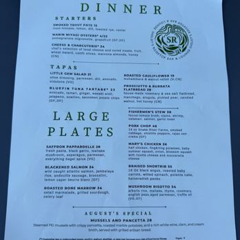 Shelby's Rooftop Lounge - The menu - Lounges Near Me - San Francisco, California