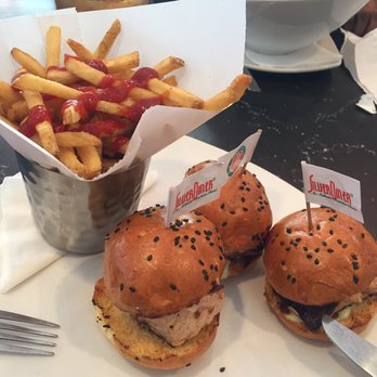 Silver Diner - Salmon wasabi sliders under $20! Very good. - Diners Near Me - Greenbelt, Maryland