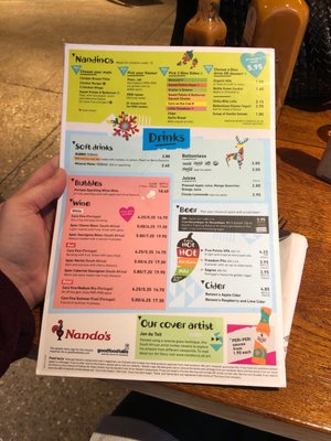 Menu photo 7 Nando's Bury Saint Edmunds, SFK