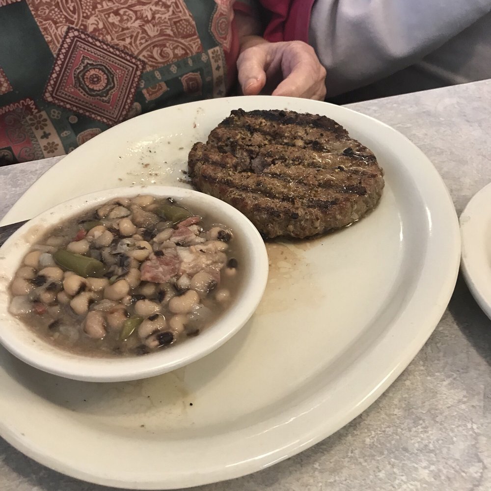 Jim's Restaurants - Chop steak and black eyed peas. The steak was dry - Diners Near Me - Austin, Texas