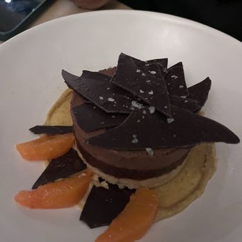 Tomat - Desserts were so good. Jaffa cake - New American Near Me - Los Angeles, California