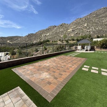 Green Diamond Landscape  - Pavers turf and wall - Landscaping Near Me - Yucaipa, California
