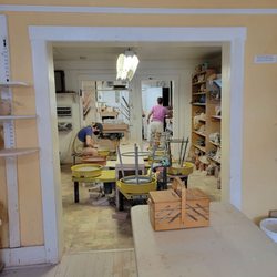 Inside the studio