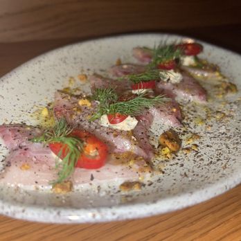Dear Daphni - Hamachi Crudo - Mediterranean Near Me - Philadelphia, Pennsylvania
