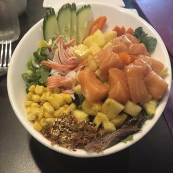 IZA Robata - Sweet Salmon Poke Bowl - Ramen Near Me - Spring, Texas IZA Robata - Sweet Salmon Poke Bowl - Ramen Near Me - Spring, Texas