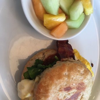 Beach Plum Kitchen - Egg bacon biscuit sandwich - New American Near Me - Carlsbad, California Beach Plum Kitchen - Egg bacon biscuit sandwich - New American Near Me - Carlsbad, California