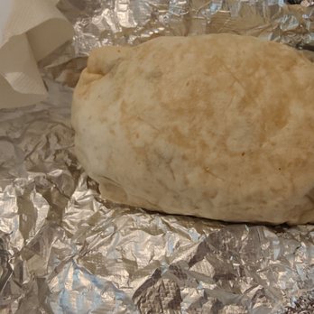 Bubbakoo's Burritos - Same burrito as the other just hadnt torn into it yet - Mexican Near Me - Jacksonville, Florida