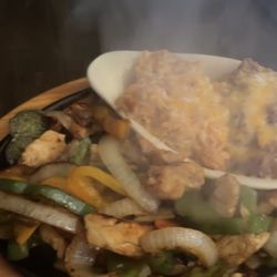 The Palace Mexican Restaurant & Saloon - Chicken Twin Fajitas