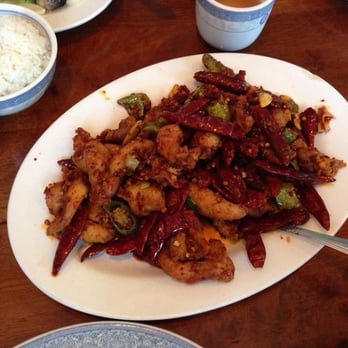 Szechuan House - Spicy diced chicken and okra - Chinese Near Me - Hamilton, New Jersey Szechuan House - Spicy diced chicken and okra - Chinese Near Me - Hamilton, New Jersey