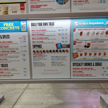 Andy's Frozen Custard - Ice Cream & Frozen Yogurt Near Me - Pigeon Forge, Tennessee Andy's Frozen Custard - Ice Cream & Frozen Yogurt Near Me - Pigeon Forge, Tennessee
