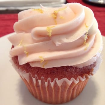 Pearl's Bake Shoppe - Strawberry Lemonade cupcake. Has lemon zest and a bit of lemon filling as well. Very good! - Bakeries Near Me - Richmond, Virginia Pearl's Bake Shoppe - Strawberry Lemonade cupcake. Has lemon zest and a bit of lemon filling as well. Very good! - Bakeries Near Me - Richmond, Virginia