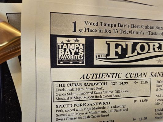 The Floridian Cuban Sandwiches by null