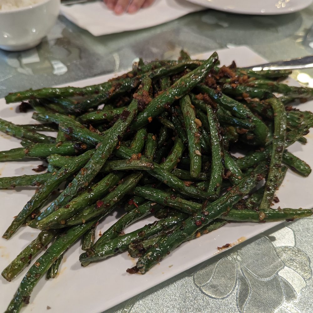 Trizest Restaurant - Sichuan Style Green Bean w. Ground Pork - Chinese Near Me - Sterling Heights, Michigan Trizest Restaurant - Sichuan Style Green Bean w. Ground Pork - Chinese Near Me - Sterling Heights, Michigan