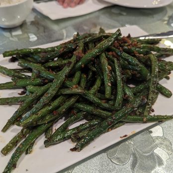 Trizest Restaurant - Sichuan Style Green Bean w. Ground Pork - Chinese Near Me - Sterling Heights, Michigan