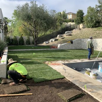 VEKA Contracting Company - Progress Picture: New Sod - General Contractors Near Me