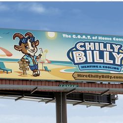 Chilly Billy Heating & Cooling - Look out for our billboards through out central Florida! Call us now for a system check up.