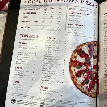 Grimaldi’s - Menu, pizza - Pizza Near Me - Madison, Alabama