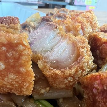 Crispy Pork Station - Pad See Ew with crispy pork - Thai Near Me - Panorama City, California Crispy Pork Station - Pad See Ew with crispy pork - Thai Near Me - Panorama City, California