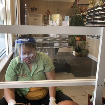 Cindy Nails - Double masks and shield and plexiglass barriers - Nail Salons Near Me - Rockville, Maryland Cindy Nails - Double masks and shield and plexiglass barriers - Nail Salons Near Me - Rockville, Maryland