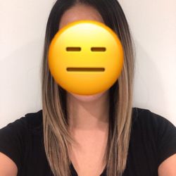 Grace Hair Salon - Hair after (picture taken after it was fixed at another salon, but length is still the same)