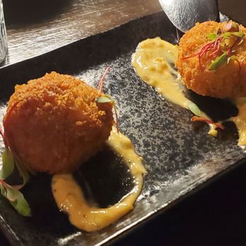 Bon Mot - Crab Cakes: crab, shrimp, tarragon, remoulade ($19) - Korean Near Me - Cupertino, California Bon Mot - Crab Cakes: crab, shrimp, tarragon, remoulade ($19) - Korean Near Me - Cupertino, California