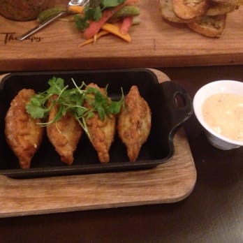 Therapy - Oxtail Empanadas with Creme Fraiche. - Bars Near Me - Las Vegas, Nevada Therapy - Oxtail Empanadas with Creme Fraiche. - Bars Near Me - Las Vegas, Nevada